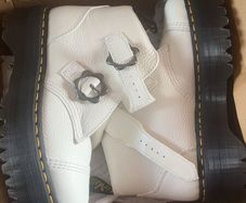 White Dr Martens Boot