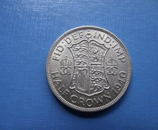 1940 Great Britain. George VI. Silver Half Crown. Superb Condition!