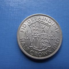 1940 Great Britain. George VI. Silver Half Crown. Superb Condition!