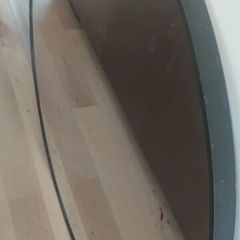 large round mirror