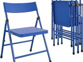 Safety 1st kids pinch-free folding chair 4-pack - Blue