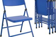Safety 1st kids pinch-free folding chair 4-pack - Blue