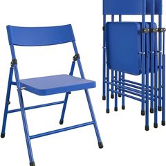 Safety 1st kids pinch-free folding chair 4-pack - Blue