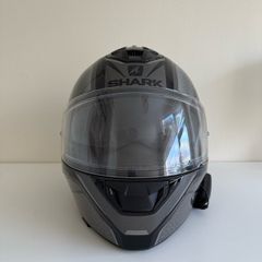 Shark helmet black with Cardo Bluetooth connect