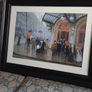 Outside the Vaudeville Theatre, Paris by Jean Beraud - Large framed print Image 4