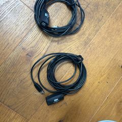 10 metre USB booster cables x 2