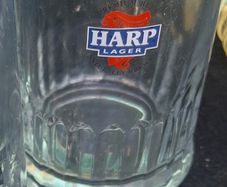 "Pair of Vintage Harp Lager Italia 90  Tankards ".