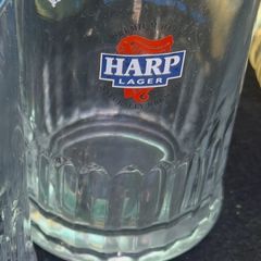 "Pair of Vintage Harp Lager Italia 90  Tankards ".