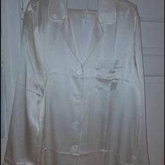 Pure silk pyjamas from The White Company size L BNWT