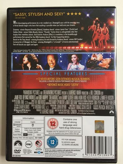 Dreamgirls [2006] Jamie Foxx, Beyonce Knowles, Eddie Murphy & Jennifer Hudson [Movie DVD] Academy Award Winner