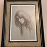 Pair of Vintage Carlo Parisi Framed Portrait Prints 1970s Mid-Century Art Set Image 8