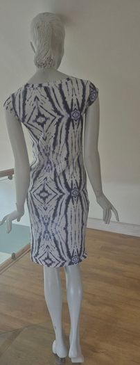 river island tie dye column dress(size8)
