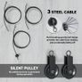 Weight Pulley System, Cable Pulley System for Home Gym, Cable Machine LAT Pull Down Attachment for Biceps Curl, Tricep, Arm Workouts Image 3
