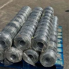 Galvanised wire fencing 50 metres x 120 cm 10 row