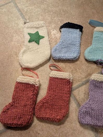 hand knitted decoration