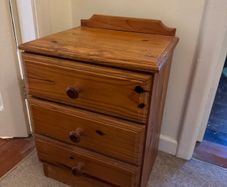 Free Pine Bedside Drawers