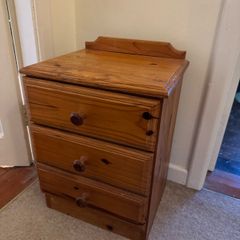 Free Pine Bedside Drawers
