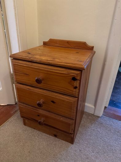 Free Pine Bedside Drawers
