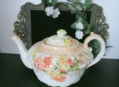 Vintage Embossed Large Teapot