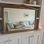 Elegant Gold Overmantle Mirror  Large Statement Piece Image 2