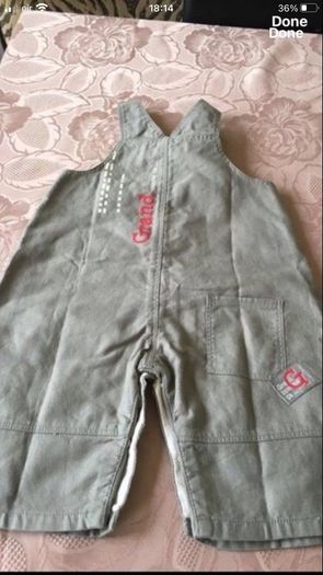 Boys dungarees never worn 3/6 mths
