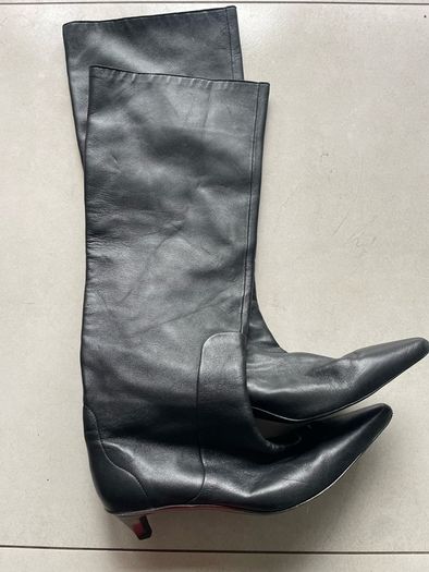 knee high women's tall boot pointed toe COS size UK 6