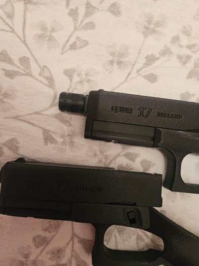3D-printed VR controller gun for Meta Quest 3 / Quest 3S
