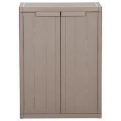 Garden Storage Cabinet Brown