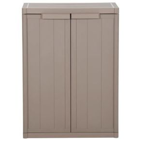 Garden Storage Cabinet Brown