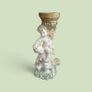 Ornate tall cherubic candle holder, D18 Image 2