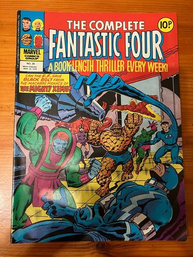 Comic: 'Fantastic Four' no. 26 (March 22,1978)