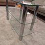TV stand glass - good condition Image 2