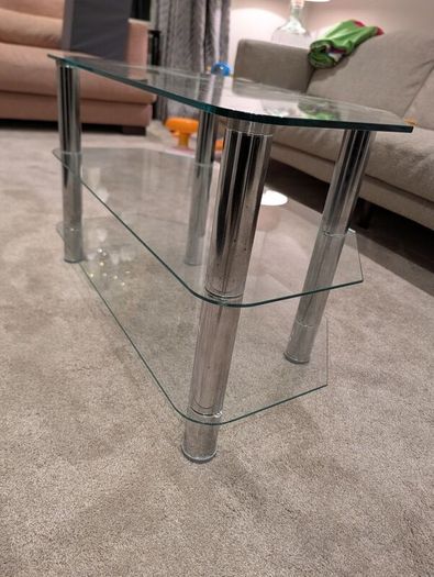 TV stand glass - good condition