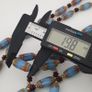 Vintage Venetian Style Sky Blue Trade Beads Necklace Image 9