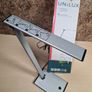 Unilux Terra Led Desk Lamp Light Tactile Dimmer  Silver Brand New Image 2
