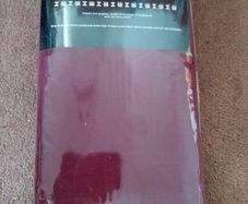 Wine colour Super king fitted valance sheet
