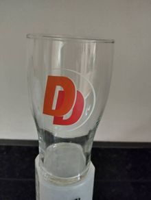 Double Diamond pint glass and beer mats