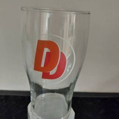 Double Diamond pint glass and beer mats