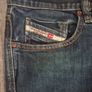 Diesel D-Strukt Men's Tapered Jeans 33x32 Made in Italy Dark Blue Stretch Denim Image 2