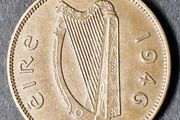Ireland 1946 Beautiful Half 1/2 Penny Coin