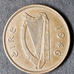 Ireland 1946 Beautiful Half 1/2 Penny Coin