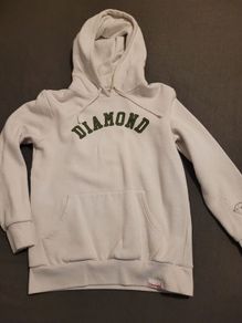 mens white hoodie