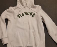 mens white hoodie