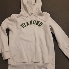 mens white hoodie