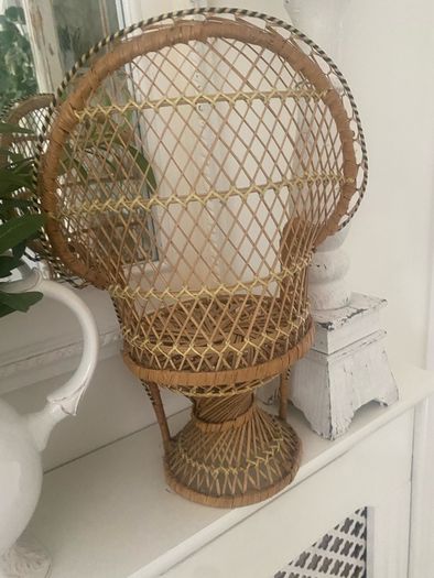 Shabby Chic Display Chair for Plants Dolls Teddies