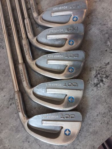 Spalding golf irons. Right handed clubs