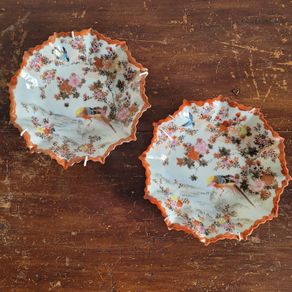 Antique handpainted wall plates
