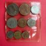 England Coin Set  1953  Q 11.  Coronation Set 9  Coin  Selection  Set. In  Sealed Plastic  Case Image 2