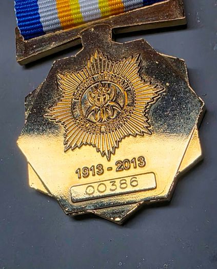 SAPS 100 Year Commemorative Medal 2013