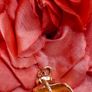 YSL amber coloured glass pendant Image 3